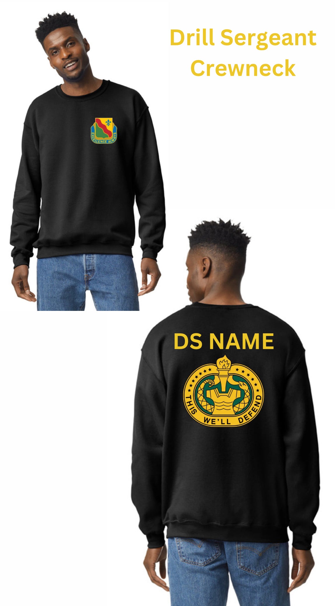 787th MP BN Crewneck Sweatshirt