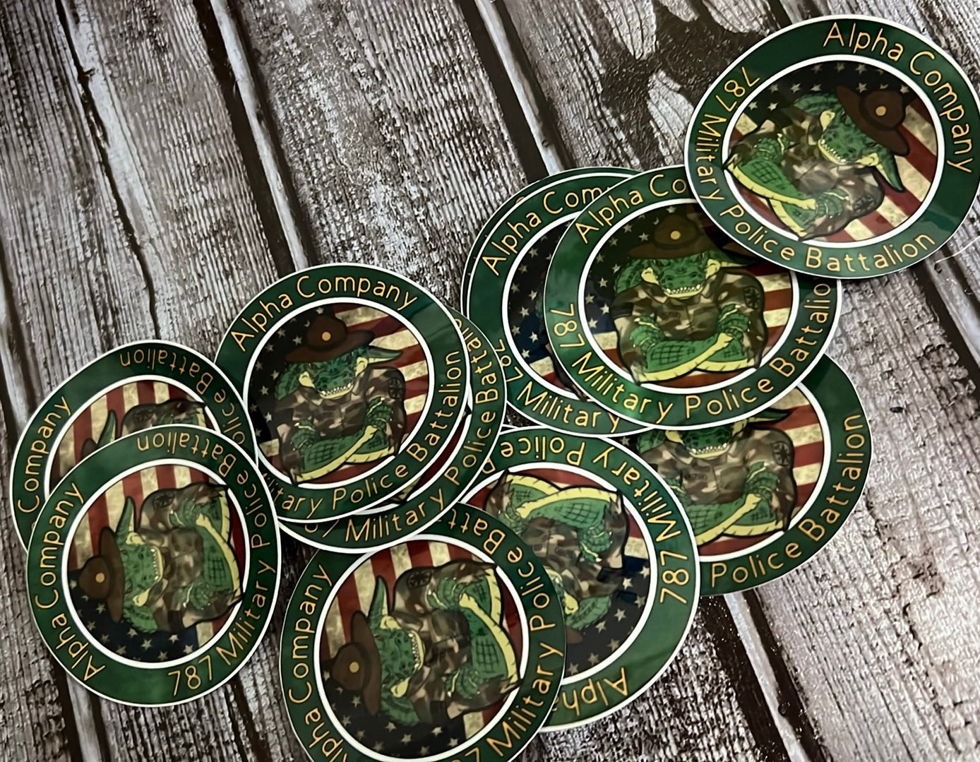 Alpha Company Waterproof Stickers