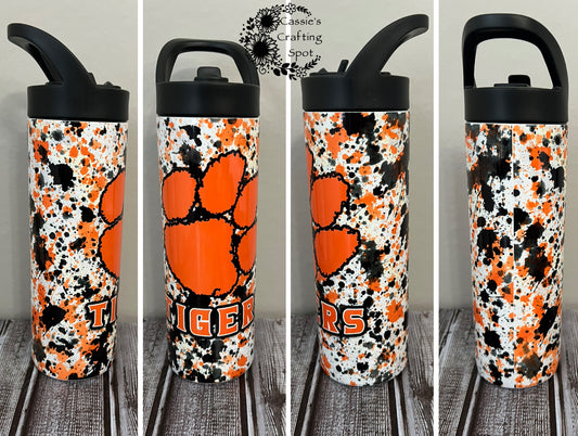 Tigers Sports flip top 20 oz Tumbler