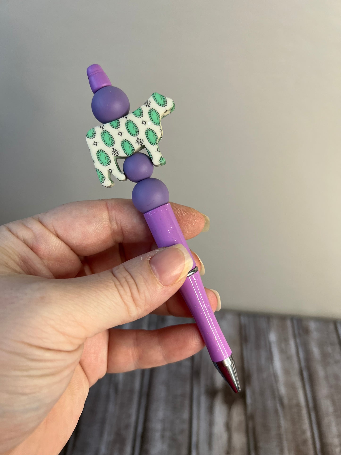 Beaded pen