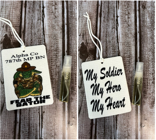 My Soldier, My Hero, My heart Air Freshener