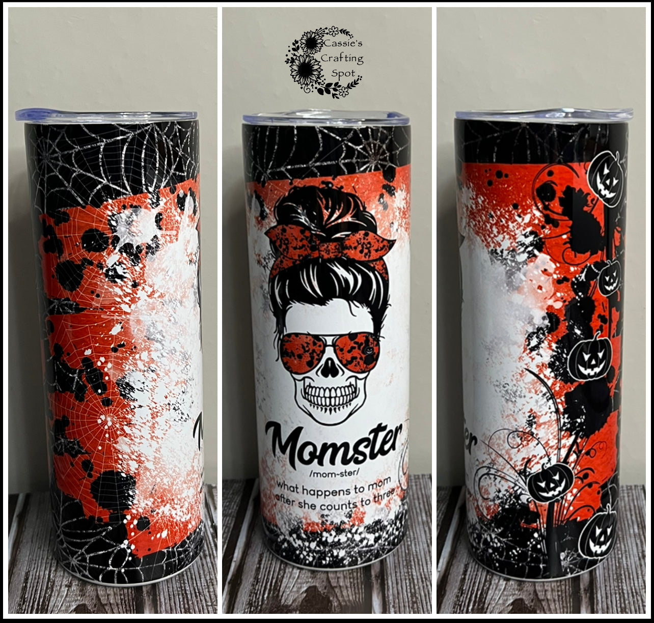 MOMster 20 oz tumbler