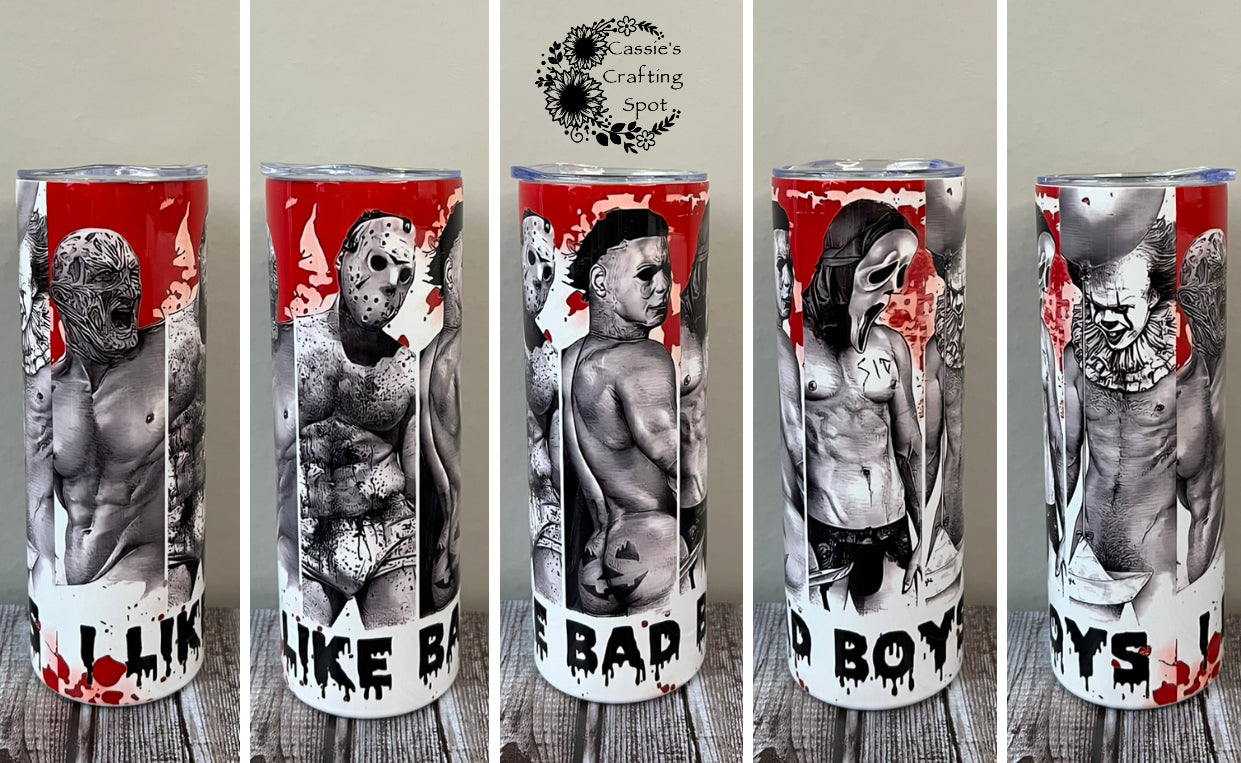 I like bad boys 20 oz tumbler