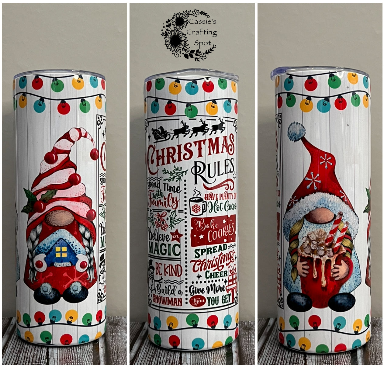 Christmas Rules 20oz Tumbler