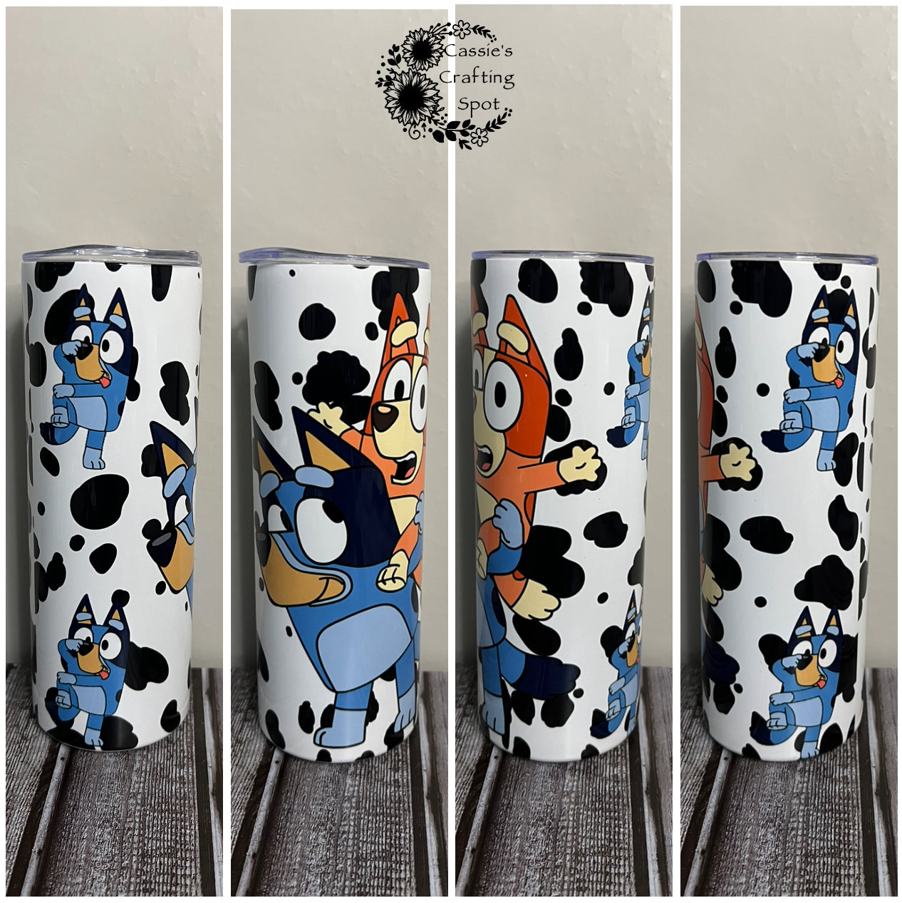 Dancing Blue Dog 20 oz Tumbler