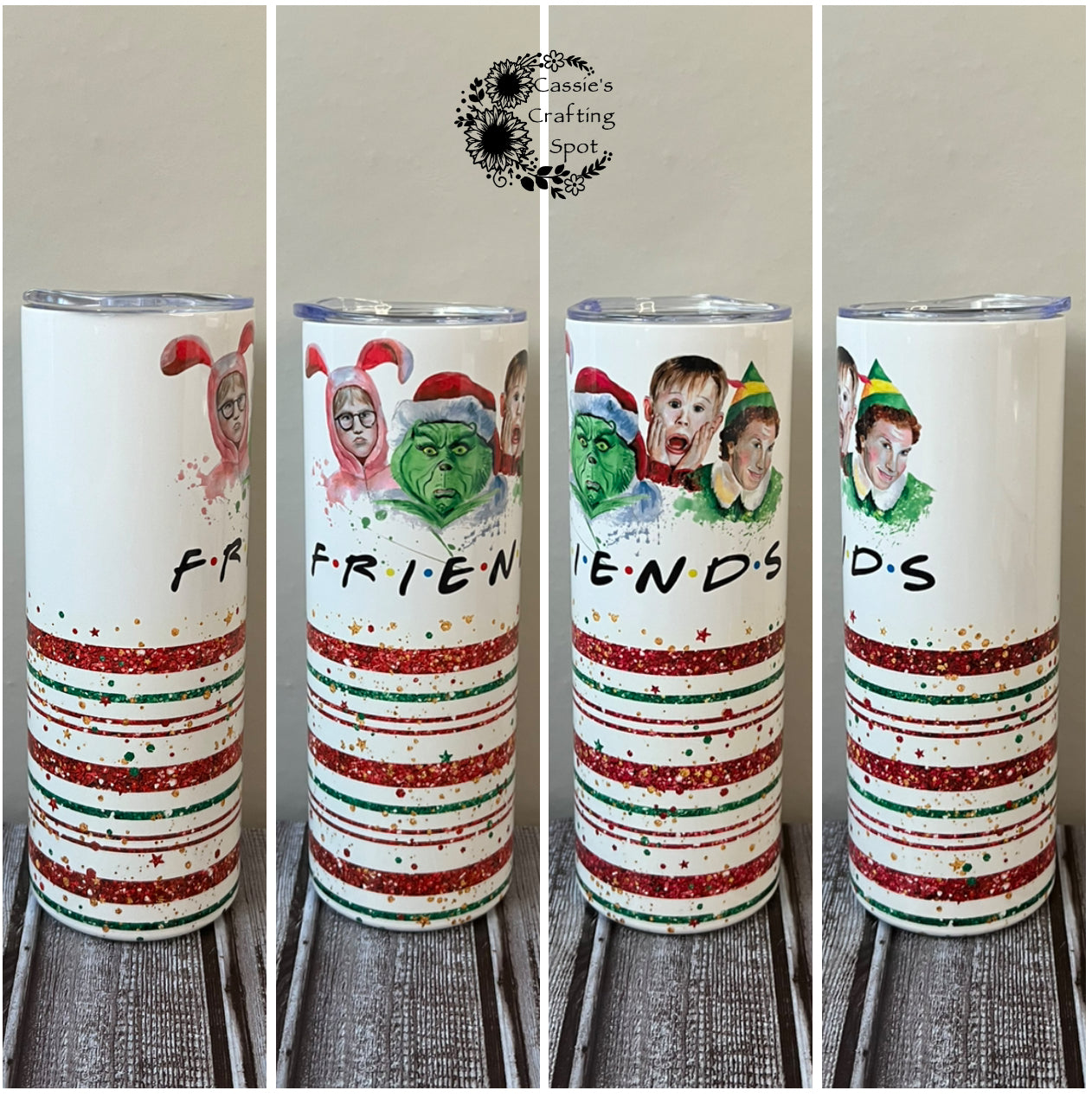 Christmas Friends 20 oz Tumbler