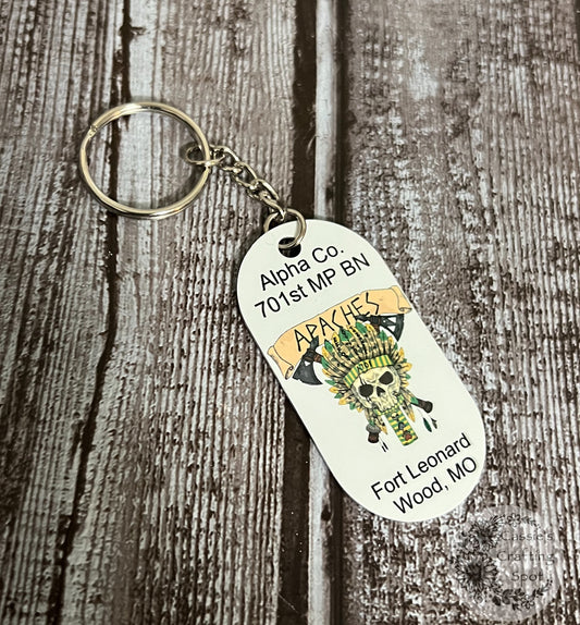 My Soldier, My hero, My Heart keychain (Alpha 701)