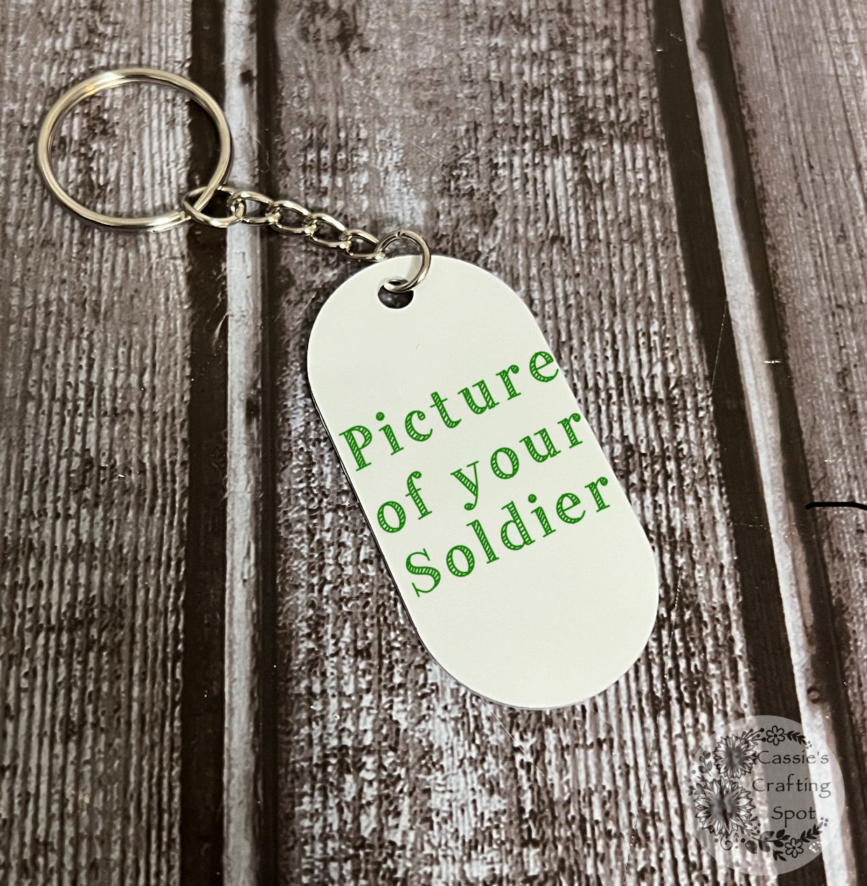 Personalized Dog Tag/Keychain (Alpha 701)