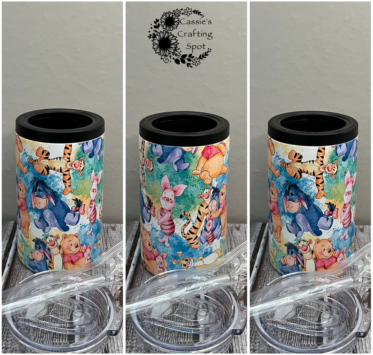 Honey Bear and Friends 3in1 12 oz tumbler