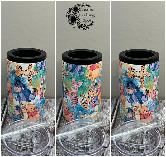 Honey Bear and Friends 3in1 12 oz tumbler