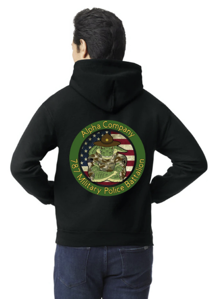 Alpha Company 787th MP BN Hoodie