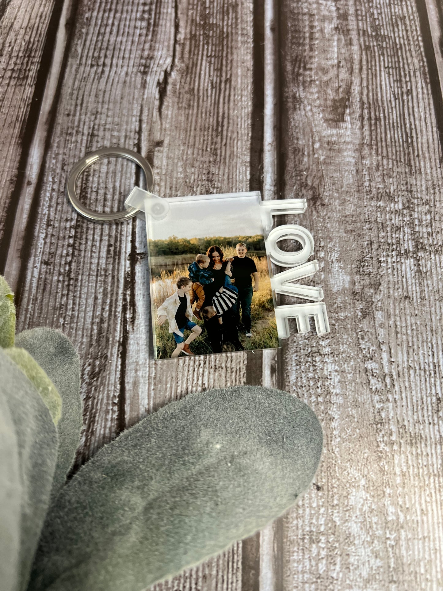 Love picture keychain